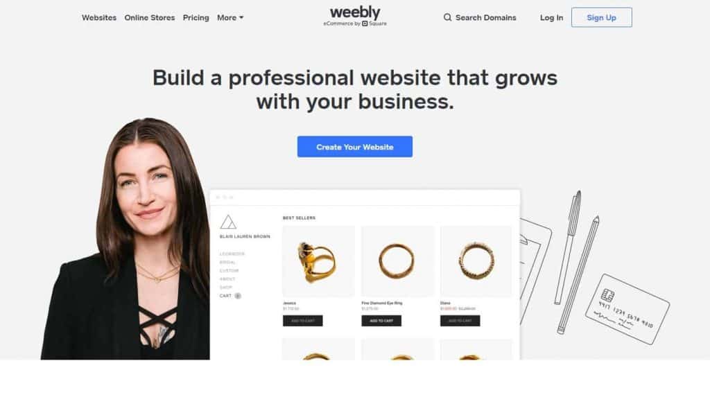 Weebly Content Management 