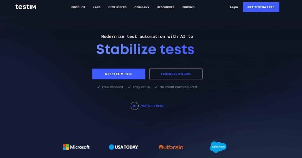 Testim APL Testing Tools